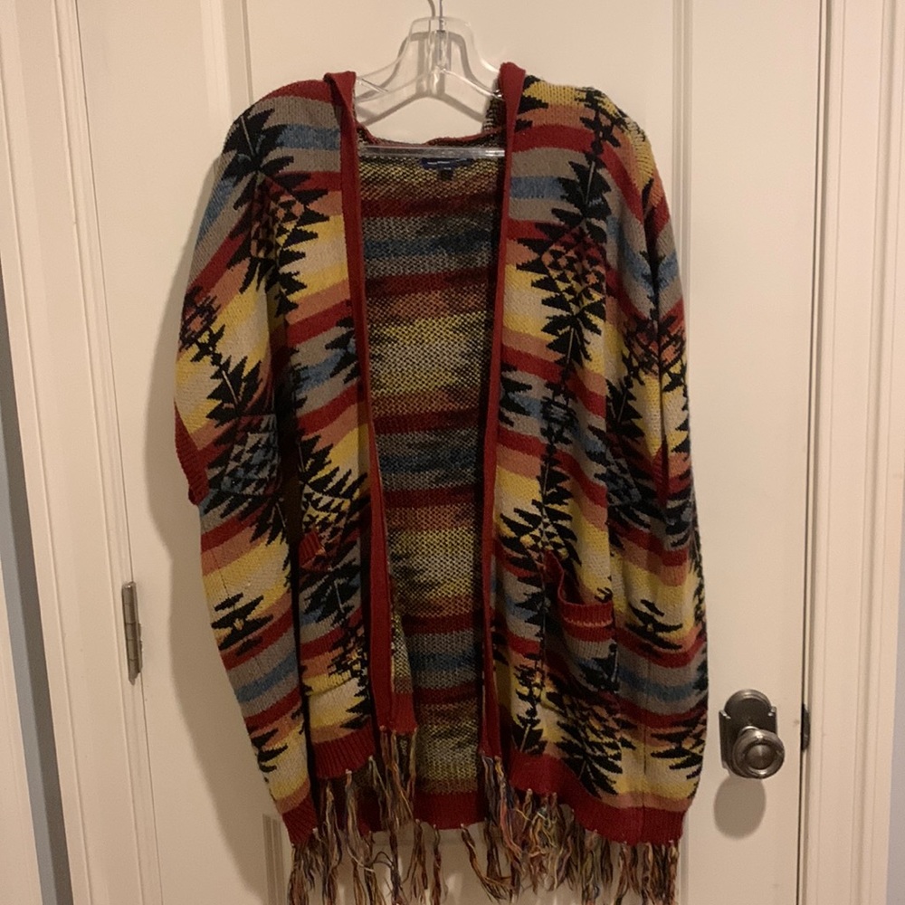 American Eagle Aztec print cardigan